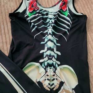 Skeleton one piece nwot